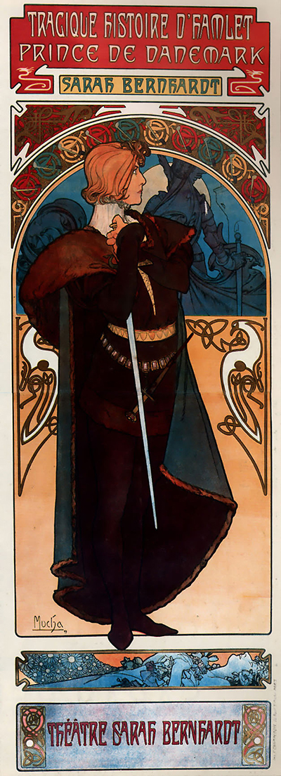 As Hamlet Alphonse Mucha